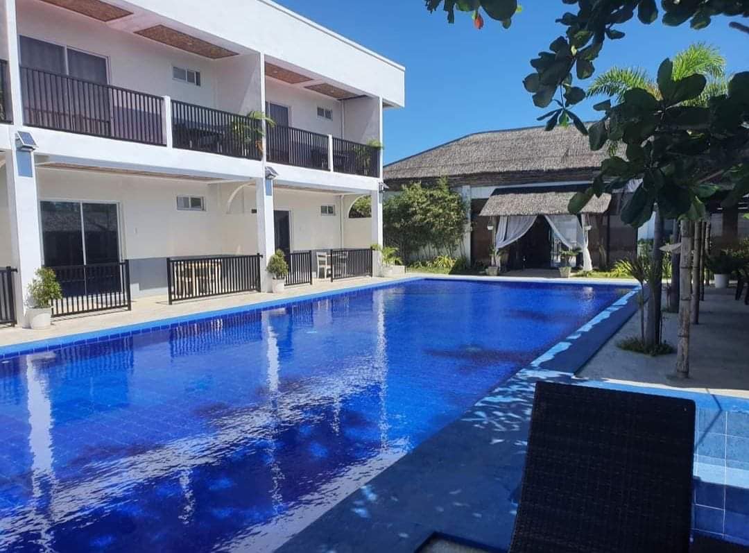 The Beach House at Cabangan resort exterior with pool